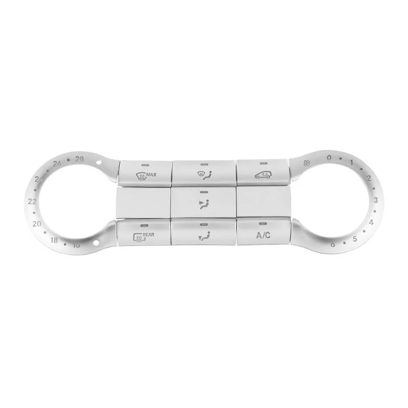 

For Mercedes Benz GLA X156 CLA X117 A W176 B Class W246 W242 2013-2017 2018 2019 Car Air Conditioner Button Cover Trim Sticker