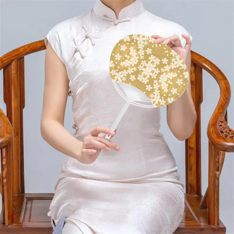20pcs Plastic Fan Framework Hand Held Fan Making Supplies Diy Crafts Kit Decorative Fans Traditional Flat Fan Home Decor