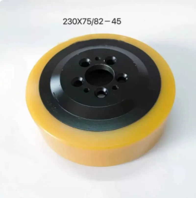 230x75 Forklift Drive Wheel, PU Load Wheel for Linde Electric Forklift, Polyurethane Tire