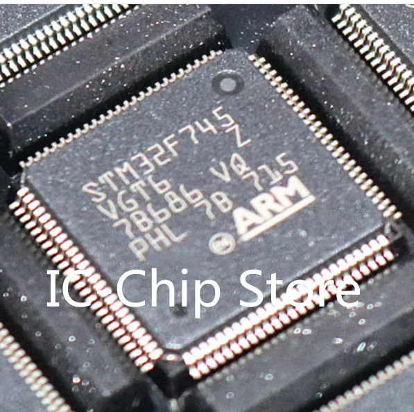 1 pçs ~ 10 pçs/lote stm32f745vgt6 lqfp100 novo original