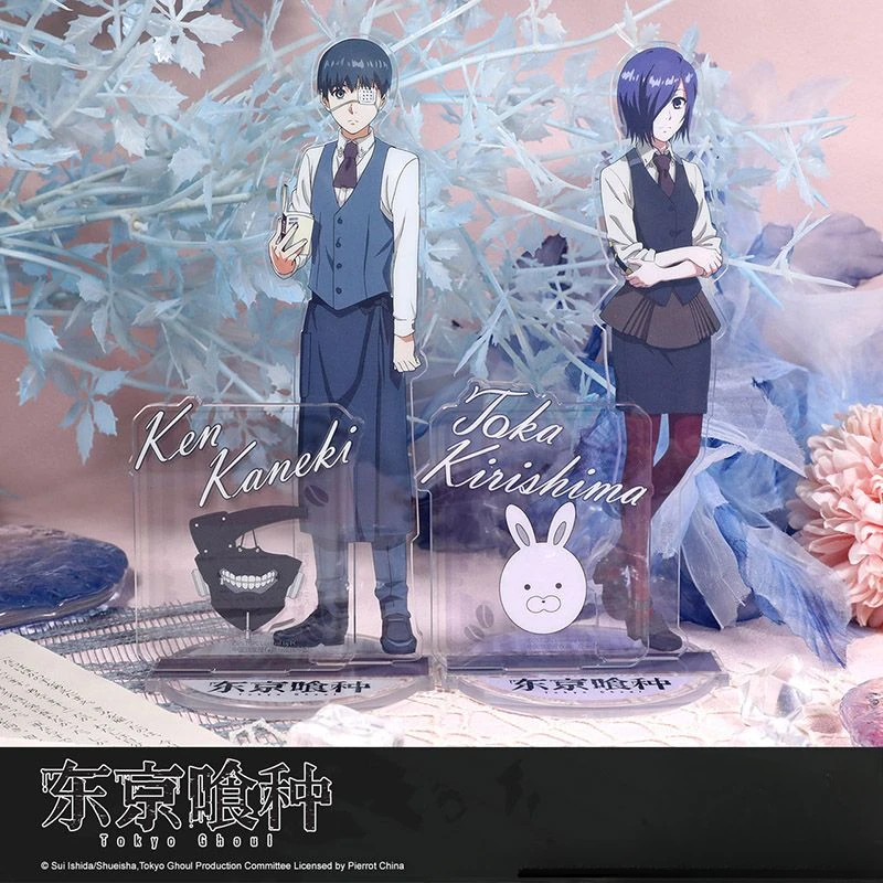 Tokyo Ghoul Kaneki Ken Kirishima Touka Acrylic Stand Anime Peripheral Cute Cartoon Desktop Ornaments Kawaii Collection Goods