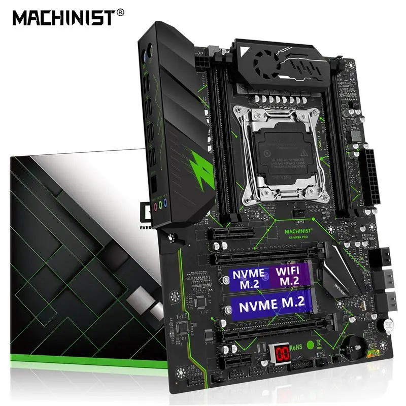 New MACHINIST X99 Motherboard LGA2011-3 Support DDR4 Desktop Memory Xeon E5 V3 V4 Processor SATA 3.0 USB M.2 NVME ATX E5 MR9A