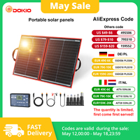 Dokio 97W 18V Flexible Solar Panels with 12V Controller Kit and Mounting Bracket from China 97W Solar Panels for camping, home