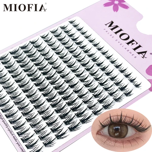 1 caja/160 grupos de pestañas de visón 3D ruso individual grupo de pestañas Natuaral extensión de pestañas herramientas de maquillaje pestañas al por mayor