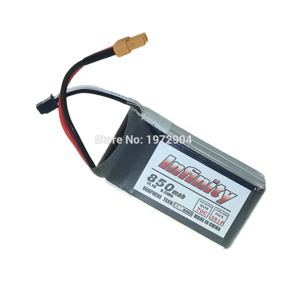 Infinity LiPo Batteries 2S 3S 4S 550mAh 650mh- 2200mAh 85C XT30 Connector SY60 XT60 Plugs for RC FPV Multicopter Drone