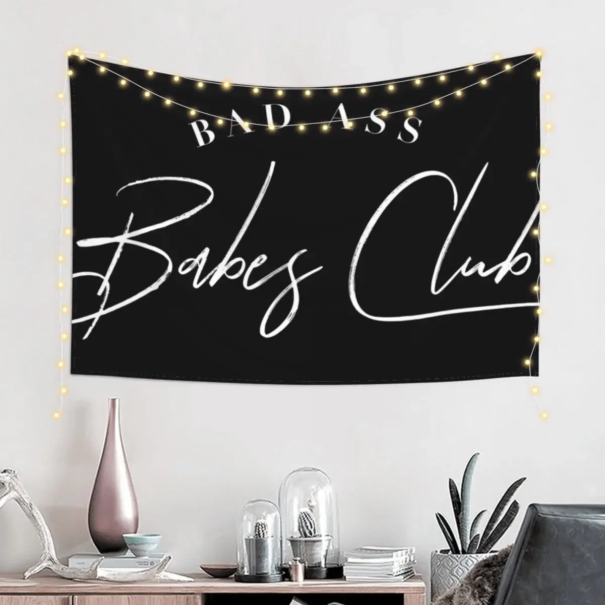 bad ass babes club Tapestry Bedrooms Decorations Home Decorations Aesthetic Tapestry