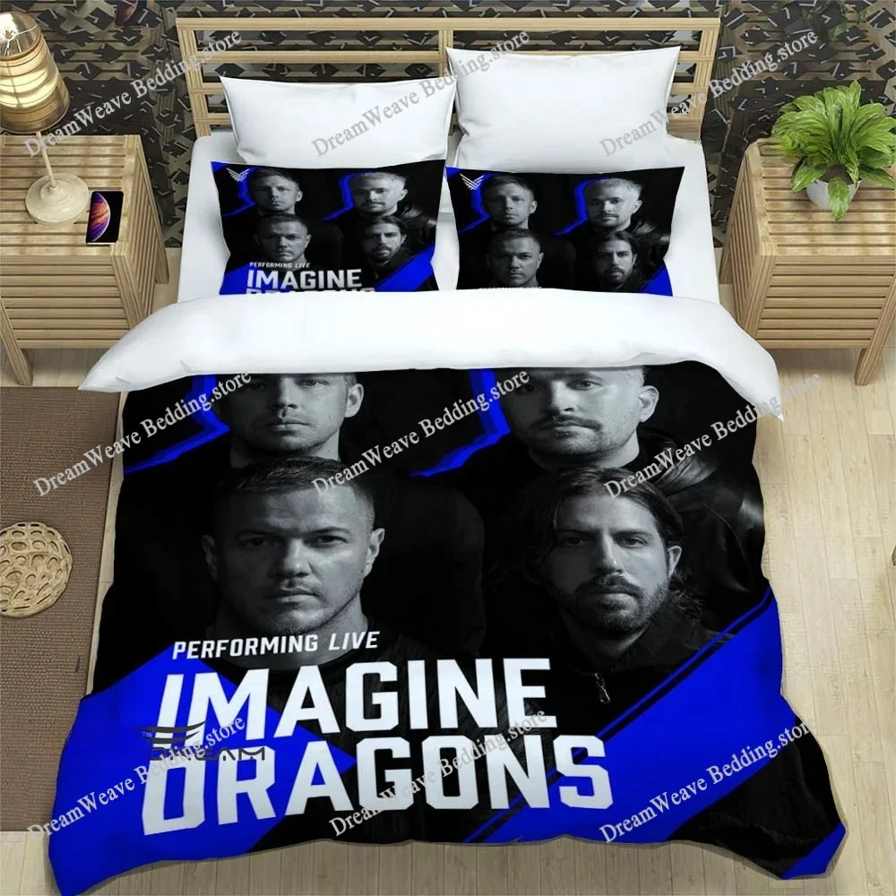 

Rock Band Imagine Dragons Bedding Sets Exquisite Bed Supplies Set Duvet Cover Bed Comforter Set Bedding Set Luxury Birthday Gift