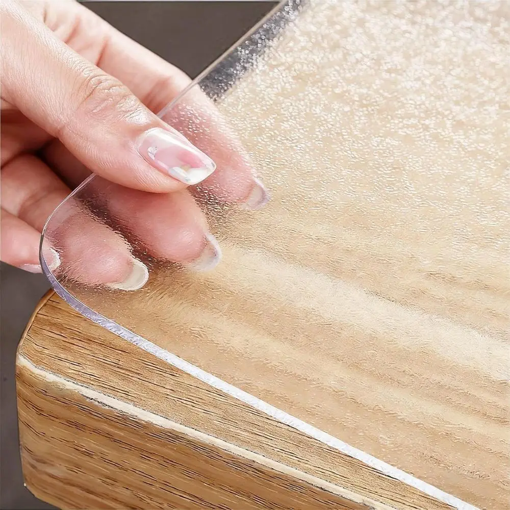 

46 x 104 Transparent Dining Table Cover, 2mm Thick PVC Protector for Office and Conference Tables