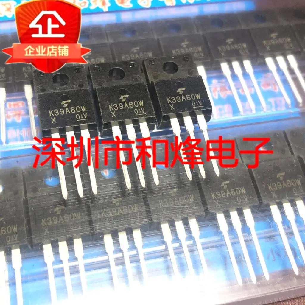 Free shipping  K39A60W TK39A60W  TO-220F 600V 38.8A     10PCS