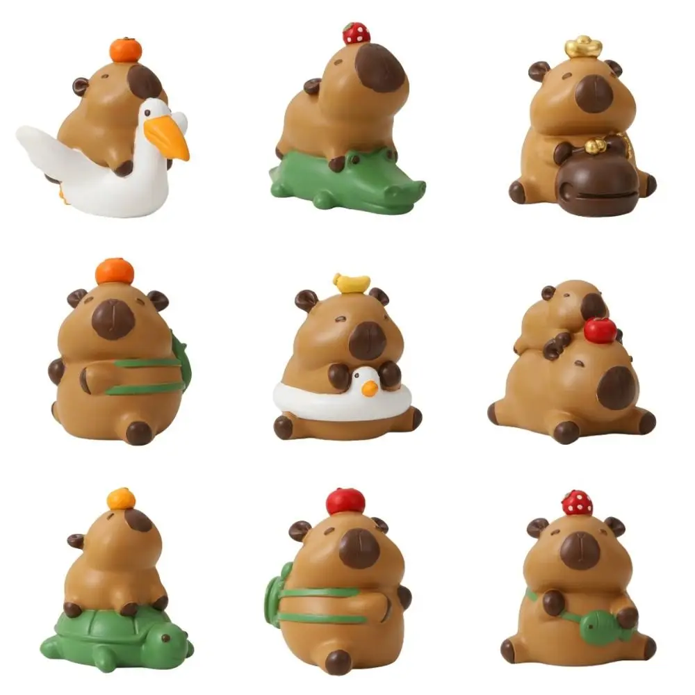 Animals Capibara Capybara Figure Toys Figure Simulation Simulation Capibara Model Model Cartoon Capybara Animals Figures