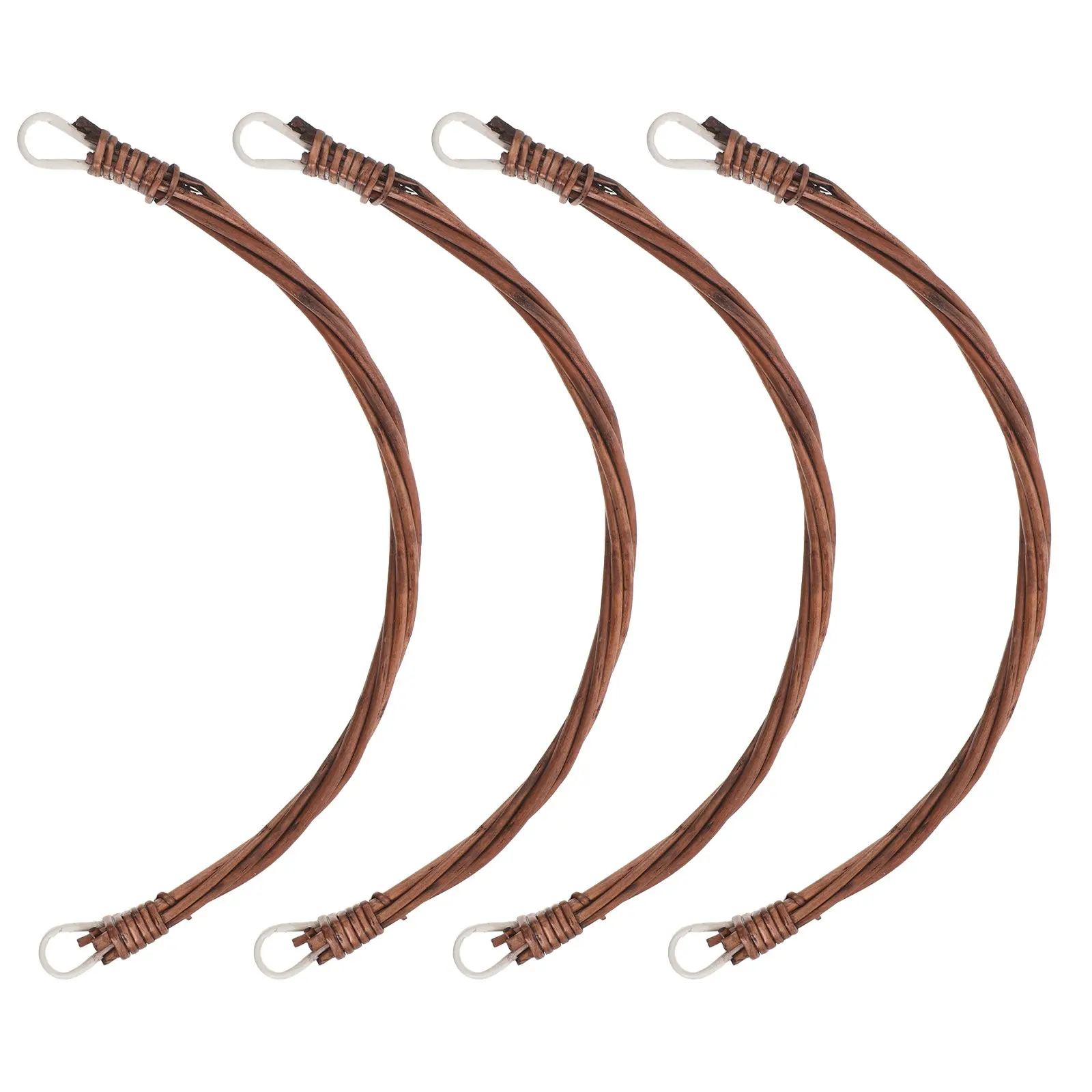 4Pcs Rattan Picnic Basket Handle Replacement Wicker Basket Grip Accessories Premium Handwoven Durability Quick Fit Secure view 5