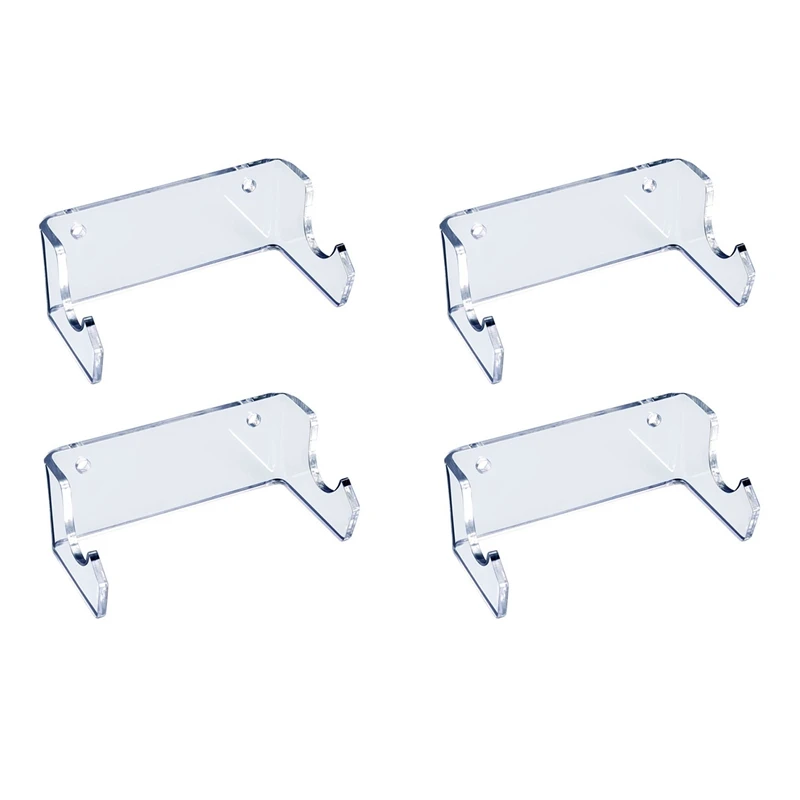 

4Pcs Skateboard Wall Hanger Acrylic Board Hanging Rack Snowboarding Mount Holder Hook Storage Accessories