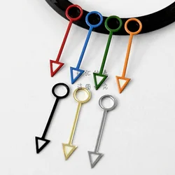 12.5MM GMT Orange Blue Green Gold Red GMT Hands Green Luminous Fit NH34A 4R34 Movement Replacement Parts
