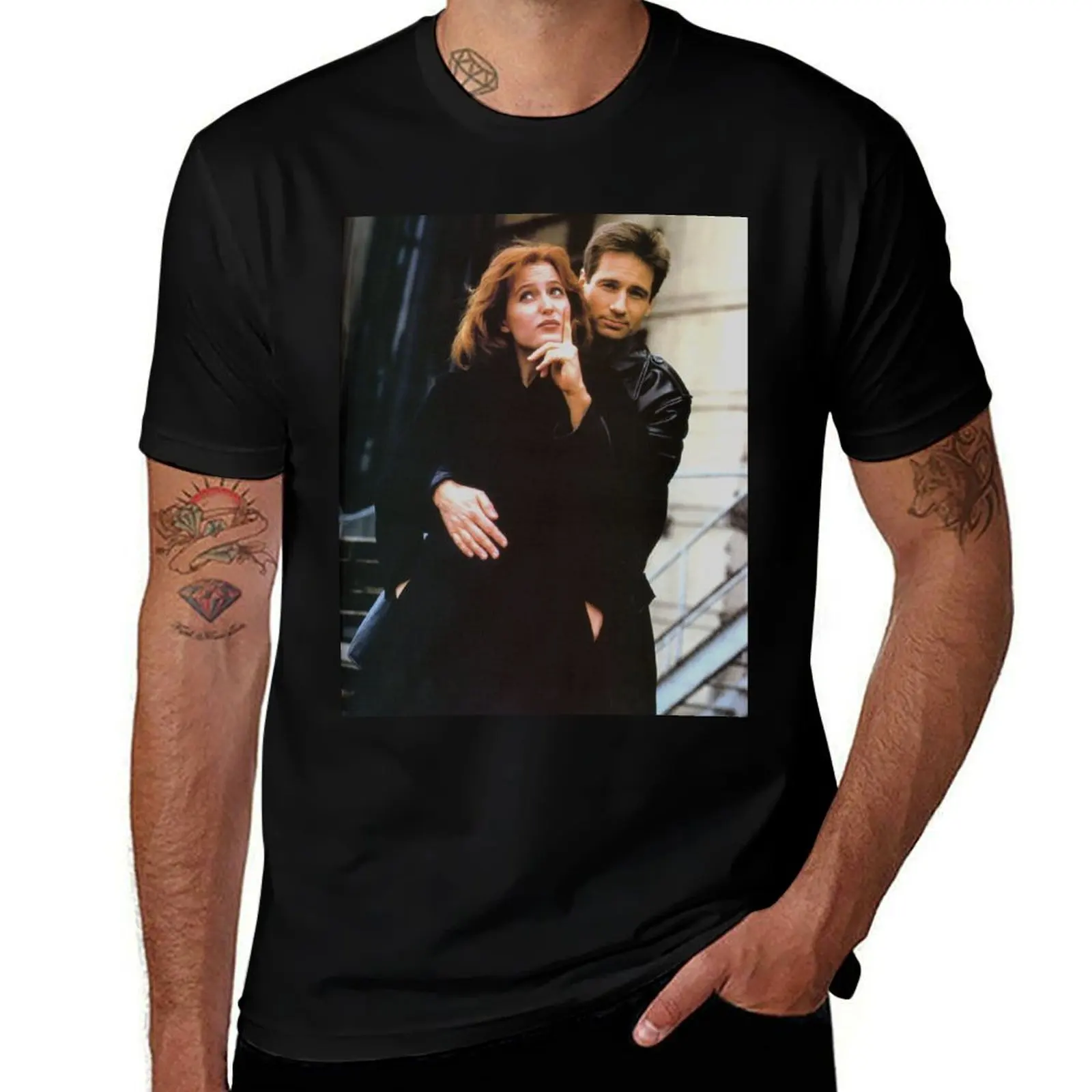 

Scully and Mulder / X-Files T-Shirt t shirts for man pack cotton cotton t shirt pack T-Shirt