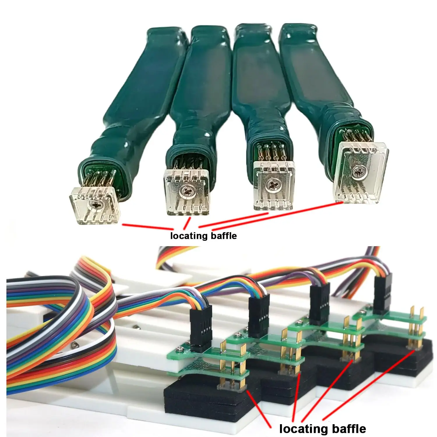 SOP8 Spring-Loaded Pogo Pin Probe Fixture SMD In-Circuit Flashing Clip 4.2mm 5.5mm 6.4MM 8.4MM VSOP8/WSON/WSON Burning Reading