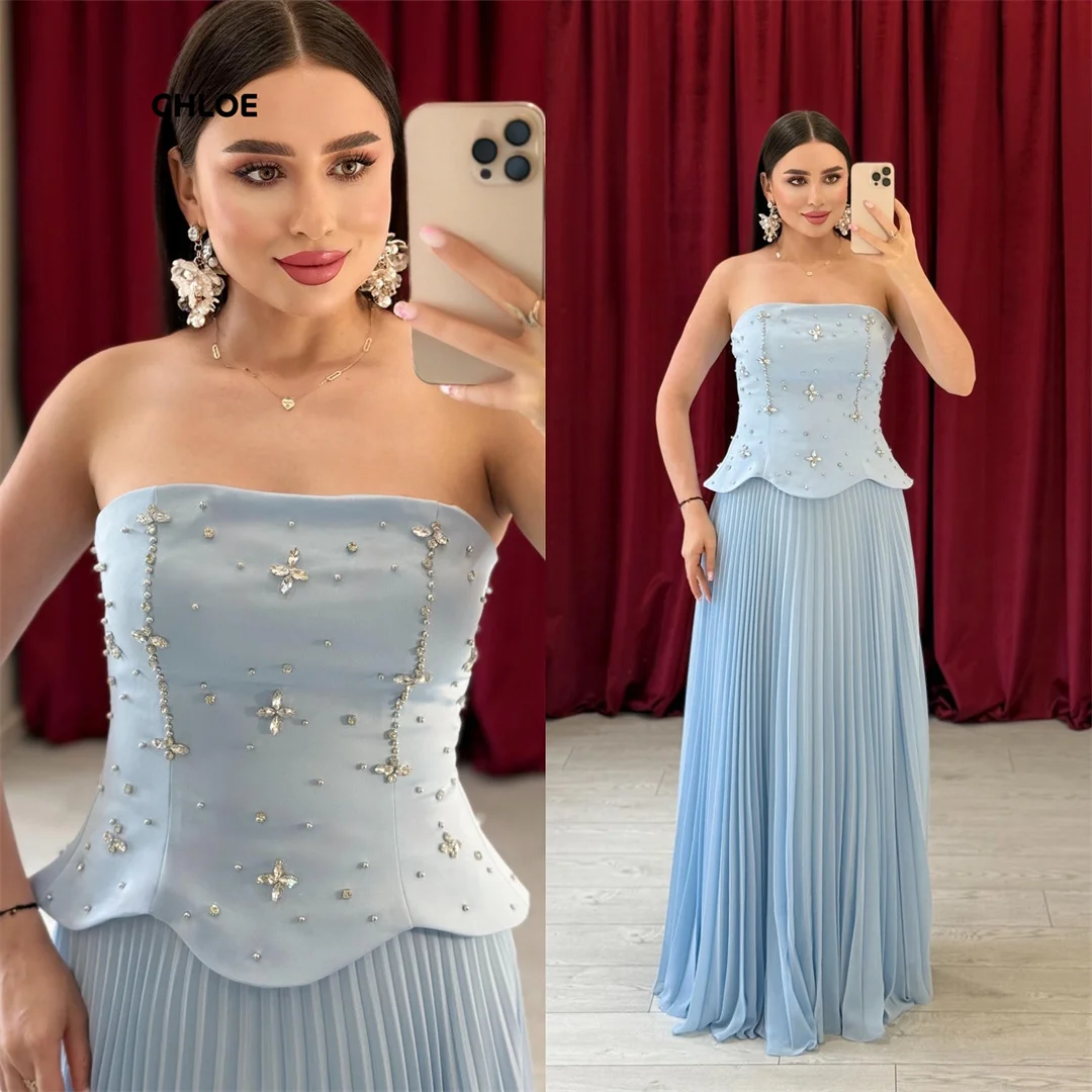 Vestidos de Noche muy lujosos hechos a medida, vestidos de fiesta elegantes con hombros descubiertos de alta calidad para mujer, línea de lujo A