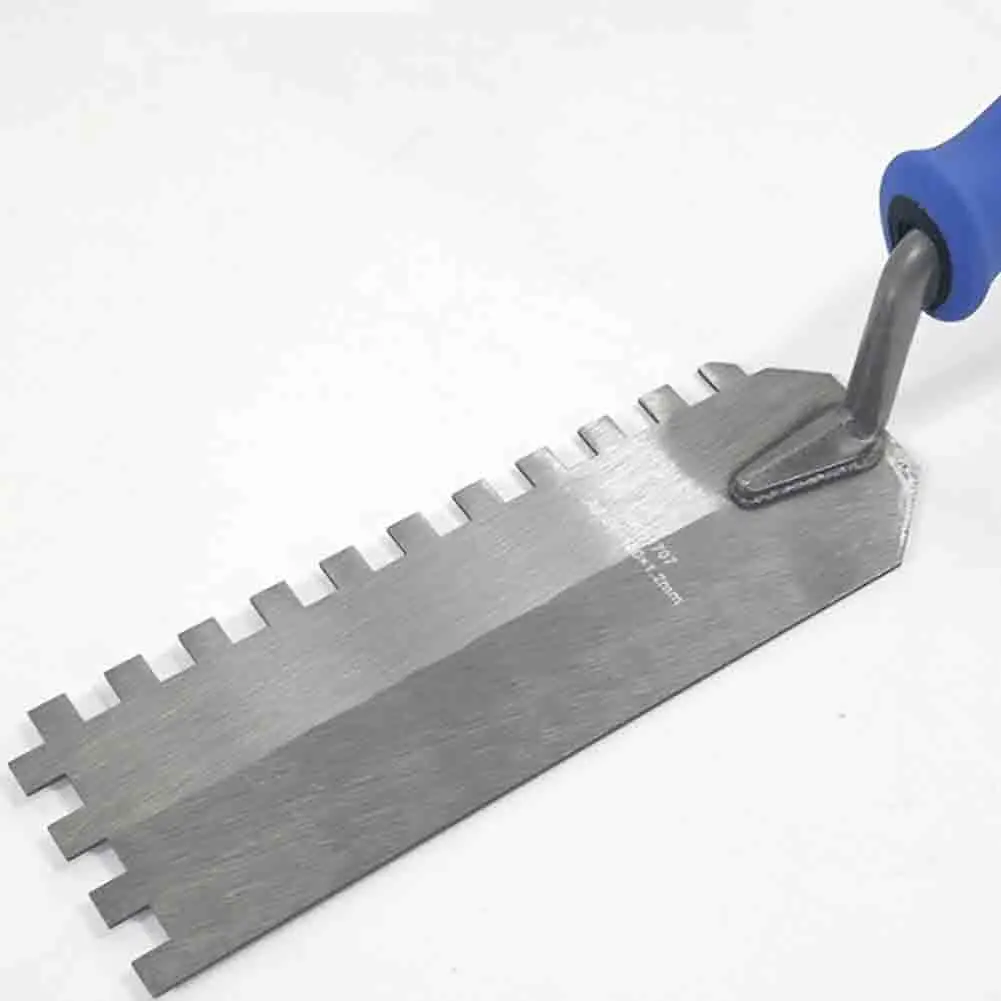 เครื่องมือตามหลักสรีรศาสตร์ซ่อม Drywall 6 มม.ฟันสแควร์ประสิทธิภาพสูงเครื่องมืออเนกประสงค์ไม่ลื่นเกรียง Drywall เครื่องมือ