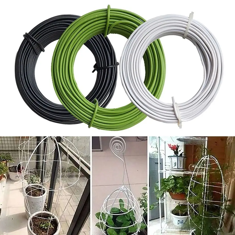 Durable 10/20m Gardening Cable Ties Plants Climbing DIY Wire Flexible Bendy Plant Twine Reusable Twig Trapping Wire