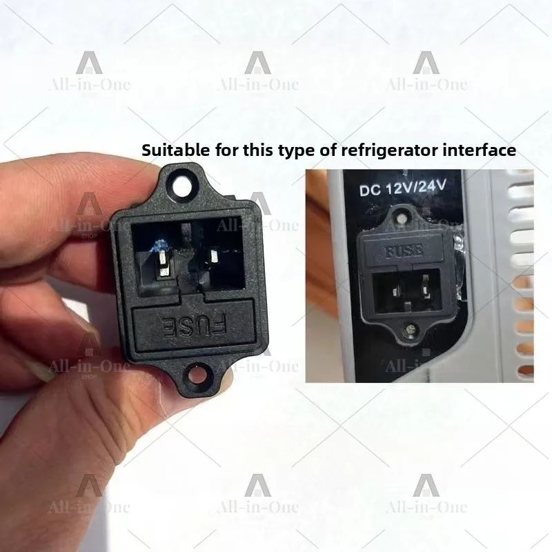New 1Pcs for C25 C40 T50C75 Car Refrigerator Compressor  Original Power Plug Interface