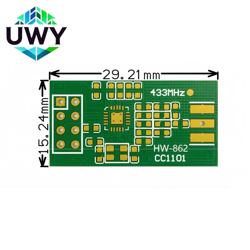 CC1101 433MHz Wireless RF Serial Communication Module HW‑862 Long Distance Transceiver Board For Arduino DIY Project