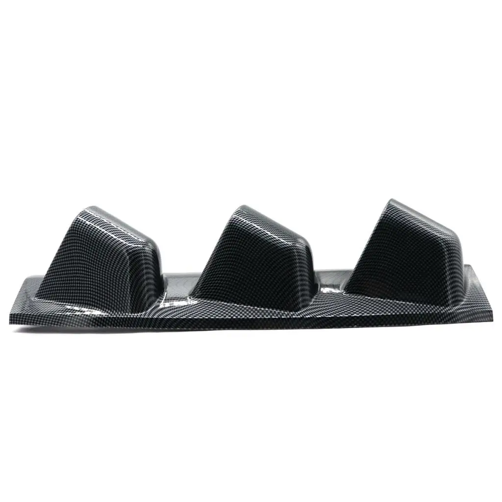 2 Inch Three Hole Gauge Pod ABS Pillar Mount Carbon Fiber Style Dashboard Meter Bracket for Universal RHD Cars