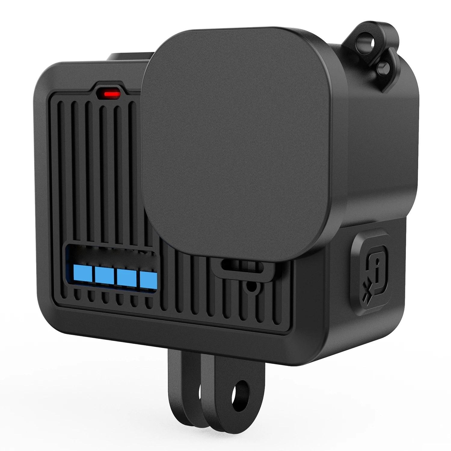 PULUZ Silicone Protective Case For GoPro HERO (2024) Action Camera with Side Interface Cover & Wrist Strap & Lens Cap