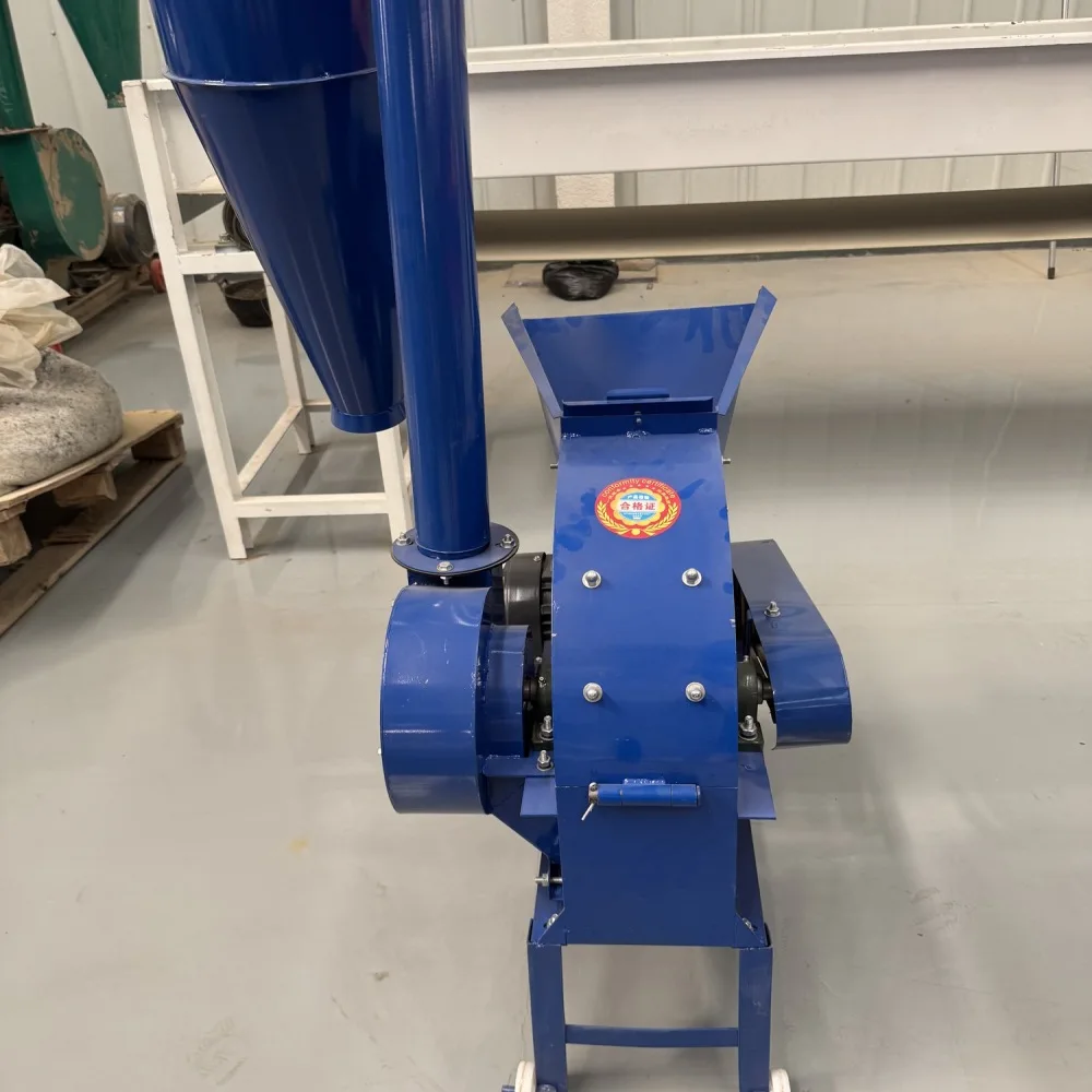 AIROW High Efficiency Electric Hammer Mill Feed Grinder for Corn and Grain Milling Suitable for Small Livestock and Poultry