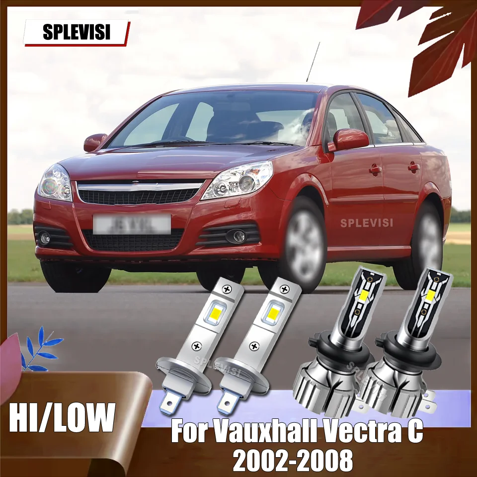 

Simple Replacement H1 H7 LED Headlights High Low Beam 2-Yr Warranty For Vauxhall Vectra C 2002 2003 2004 2005 2006 2007 2008