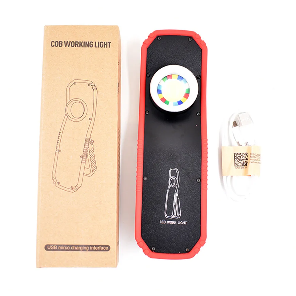 USB LED Car Magnetic Lamp Detailing Tools - Color Match Scan Swirl Finder Work Light Grip Car Paint Finish Checking
