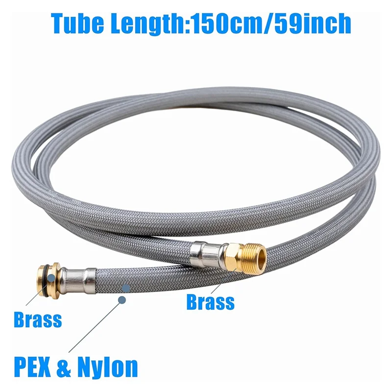 

【Вспышка!】Детали кухонного смесителя с шариком и 3 адаптерами для подключения, запасные части для шланга для кухонного смесителя, выдвижной шланг Fo
