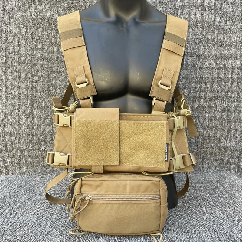 Tactical Vest Abdominal Pouch MK3 MK4 EDC Dangler Drop Pouch Gear Chest Rig Plate Carrier Bag Storage Fanny Pack MC view 6