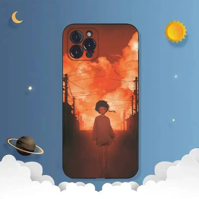 Girl Serial Experiments Lain Phone Case For iPhone,11,12,Mini,13,14,15,PRO,XS,MAX,X,XR,6,7,8,Plus Black Shell