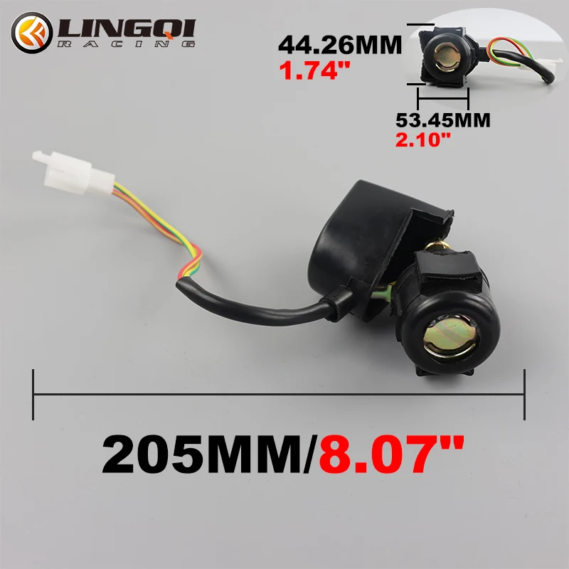 2 Pin Motorcycle Electrical Starter For GY6 50cc 70cc 90cc 110cc 125cc 150cc 200cc 250cc ATV Moped Go-Kart Solenoid Relay Switch