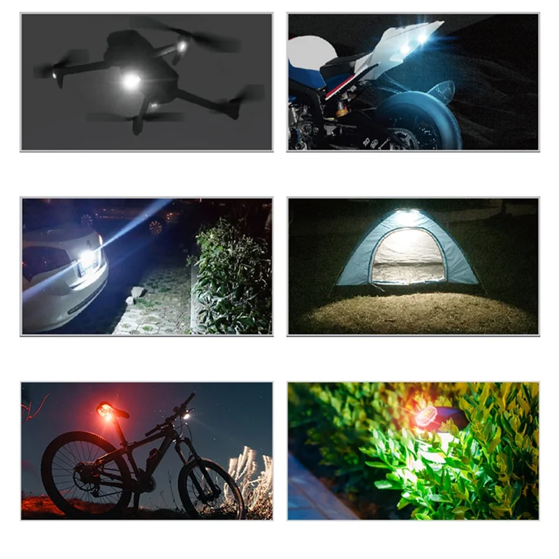 Wireless Remote Control LED Strobe Light For Car Motorcycle Bike 7 Colors Anti-Collision Flash Warning Lamp-A27R