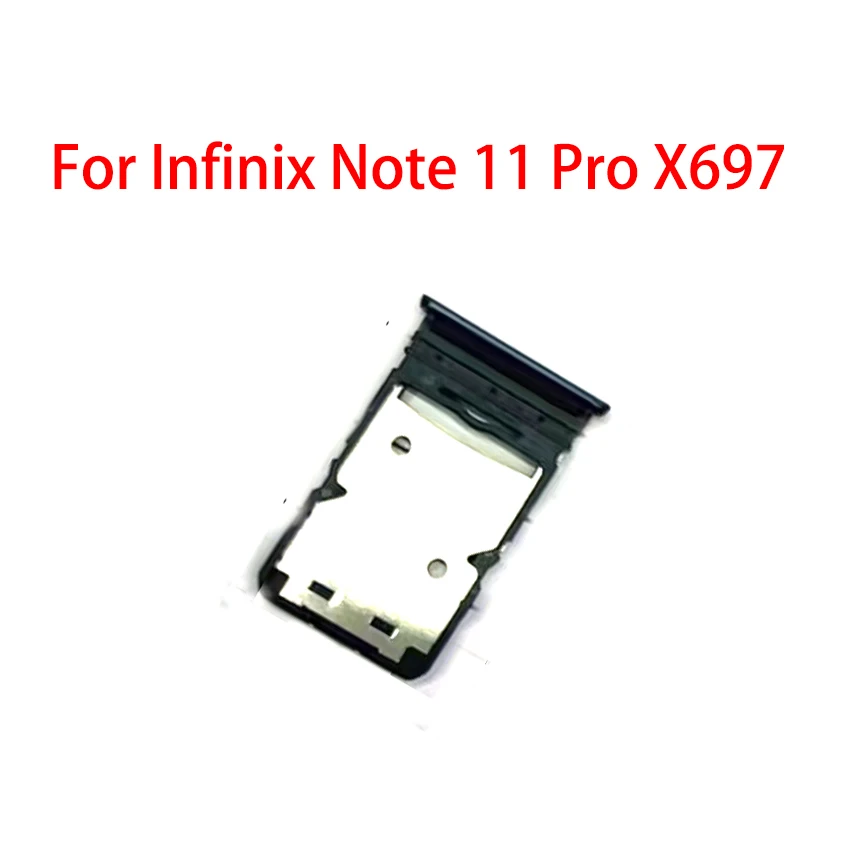 For Infinix Note 11 Pro X697 11S X698 SIM Card Tray Holder Reader SD Slot Adapter Repair Part