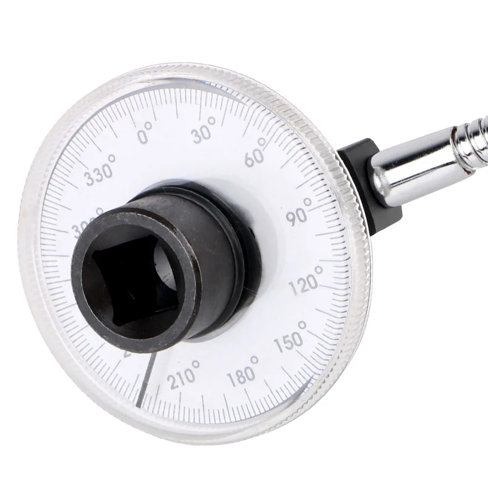 Adjustable Torquemeter Torque Angle Gauge Calibrated In Degrees Torque Wrench Hand Tools Torque Regular Scale 360 Degrees