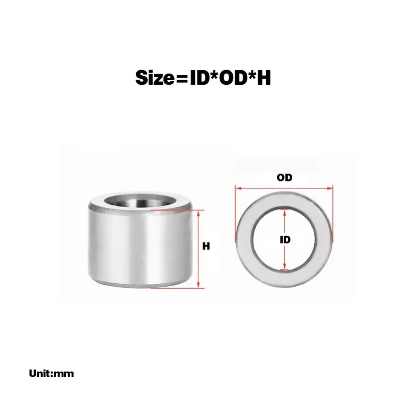 

Axle Bushing Guide for 1Pcs ID 21 22 23 24 25mm Steel Ring Spacer Bearing Sleeve Wear Resistant