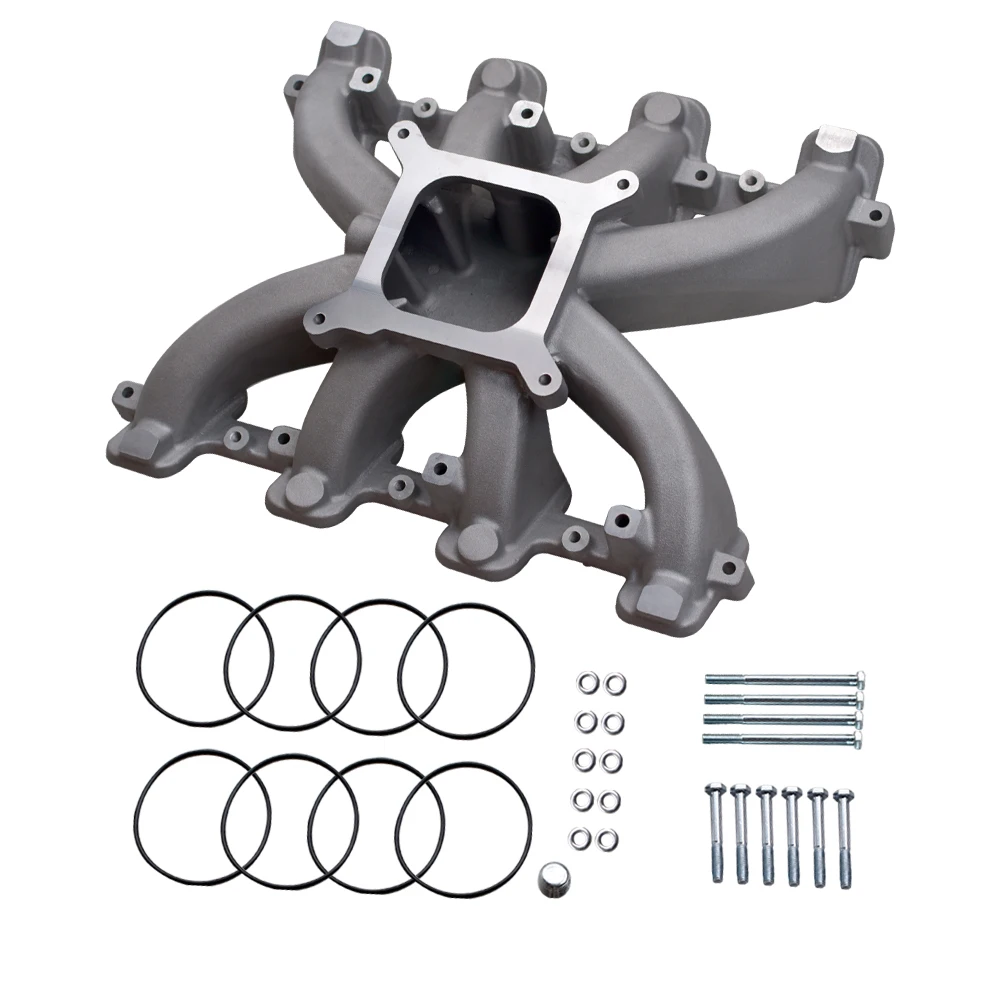 Single Plane Carb Intake Manifold 300-132 For LS1/LS2/LS6 V8 5.7L RPM 2500-7000