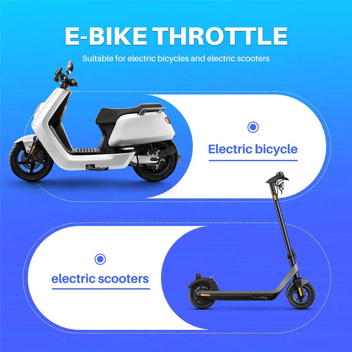 

GZMO 48 В электрический велосипедный скутер, ручка дроссельной заслонки, ЖК-дисплей с переключателем, ручка дроссельной заслонки для электровелосипеда, ручка акселератора