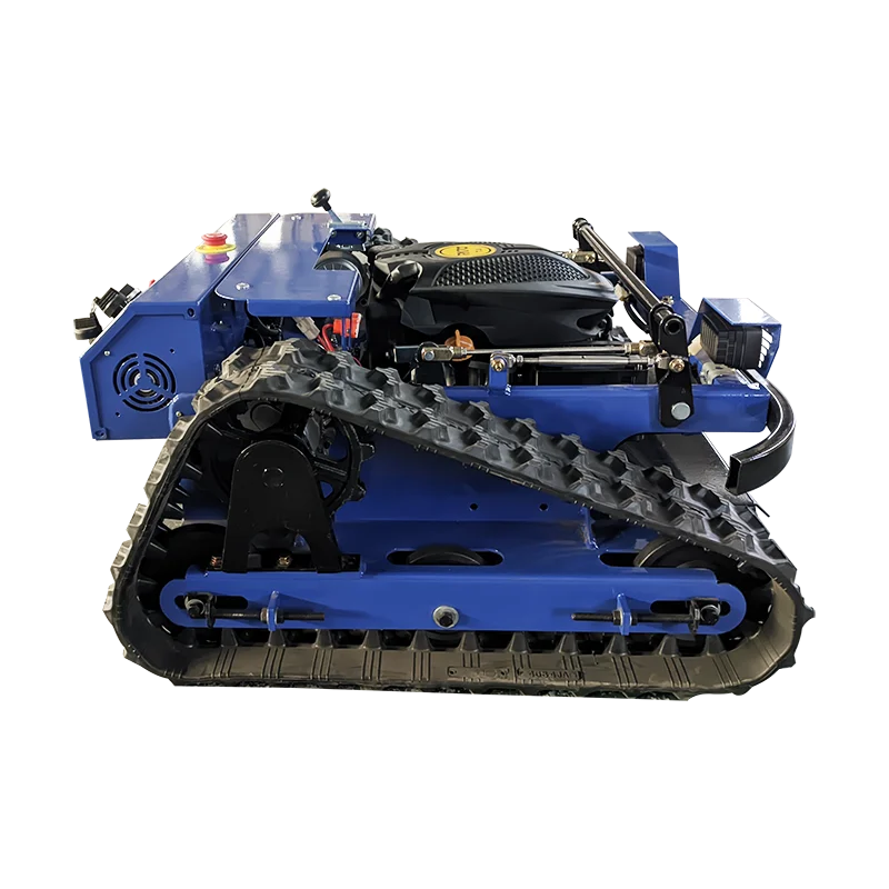 Customized multifunctional crawler wireless lawn mowing and breaking grass land reclamation machine