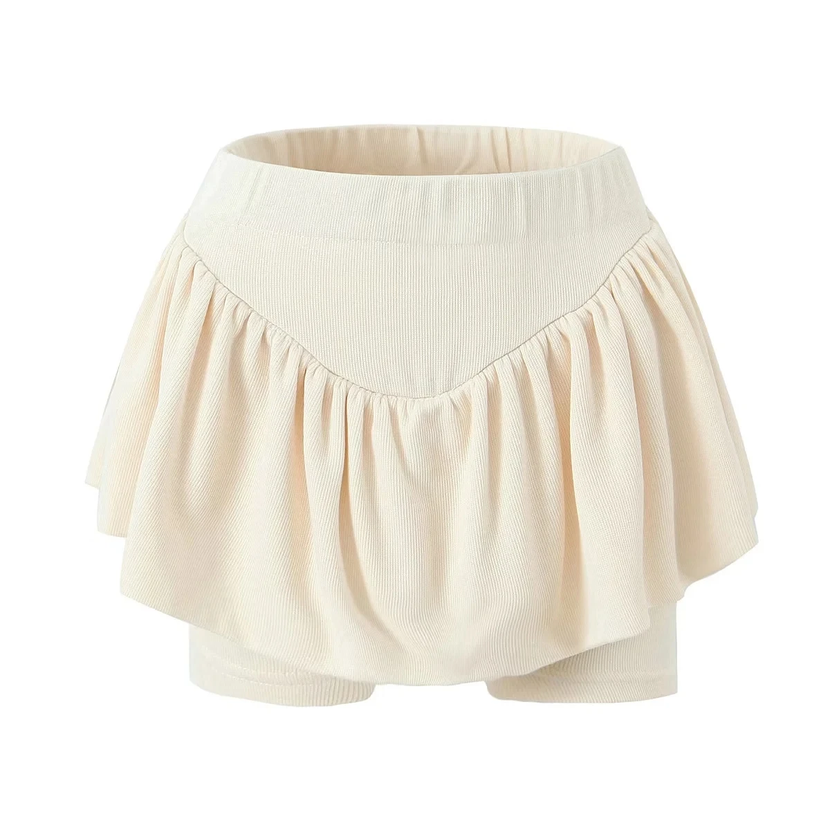 

Women's Versatile Pure Sle S2786 Casual Slimming Skirt Pants ort orts Straight Leg ort Pants for Casual Wear