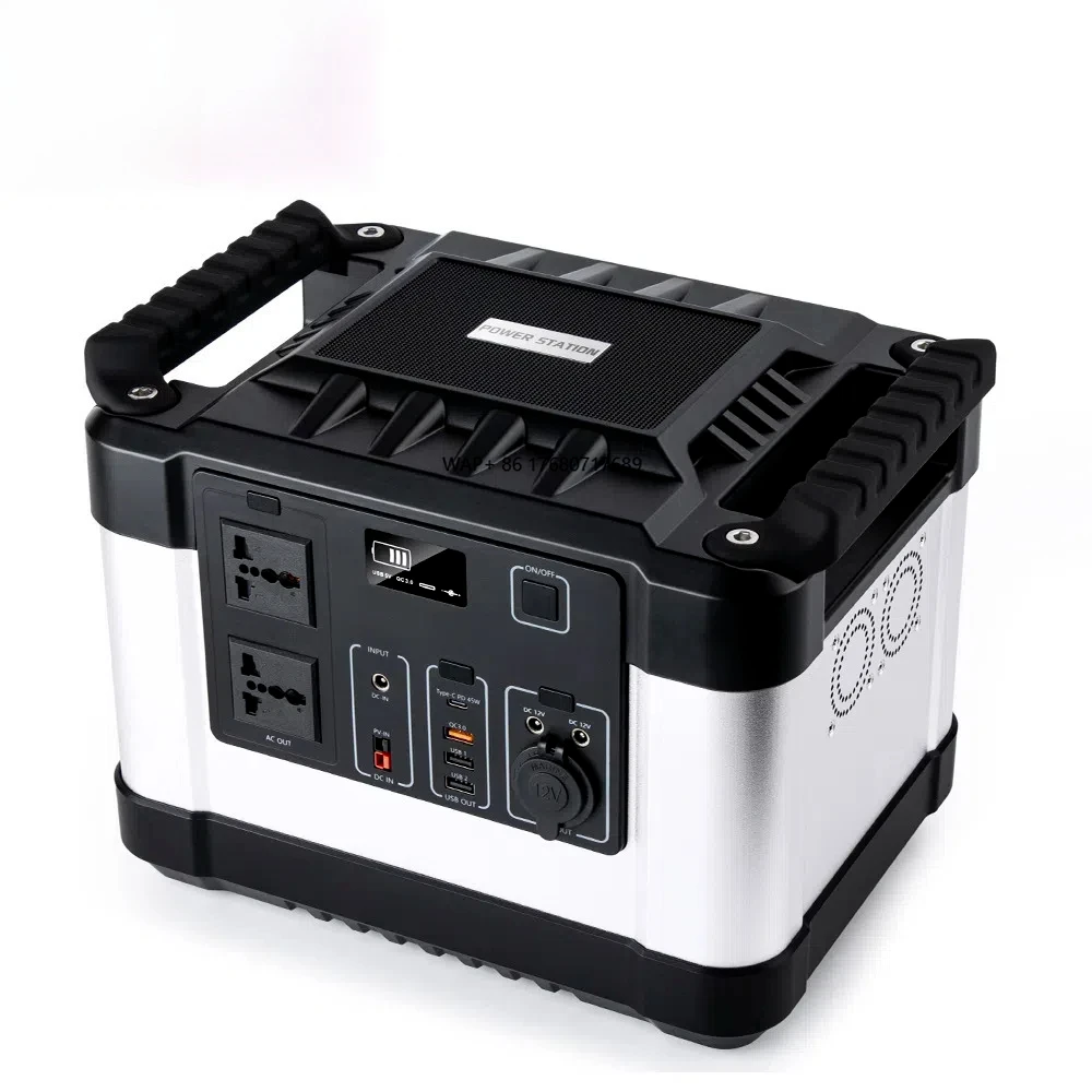 1000 Watt Portable Station Large Capacity Solar Generator  Car Compatible 220 Volt Output Pure Sine Wave Outdoor Camping RV
