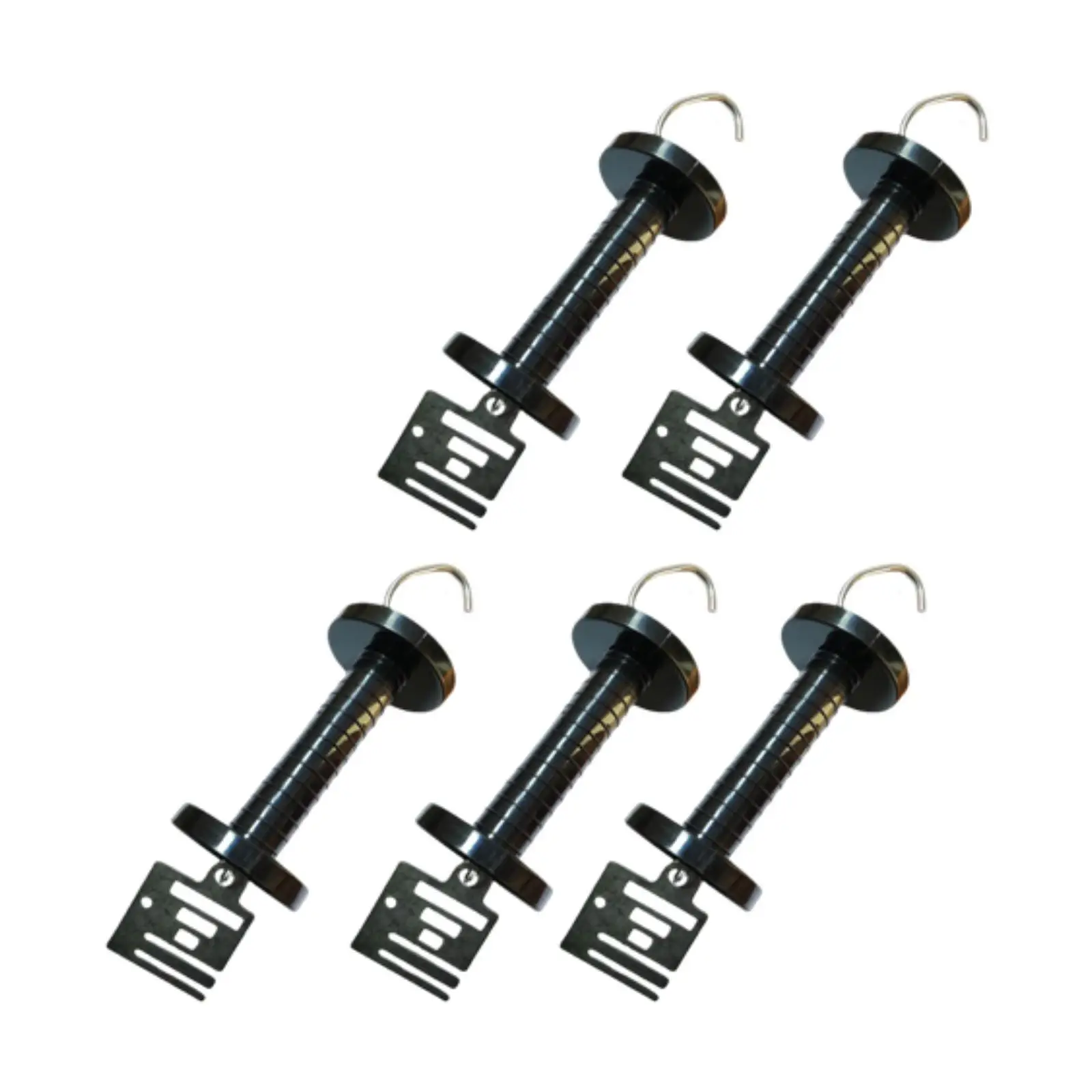 

5Pcs Insulated Spring Handles Electric Fencing System Lightweight Portable Agricultural Farmer Ranch Fencing Accessories