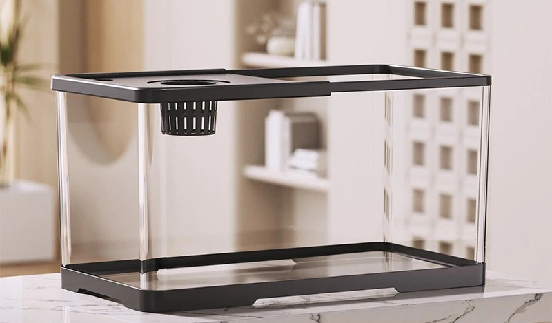 

All-in-one machine landscaping ecological desktop fish tank small living room oxygen filter goldfish tank