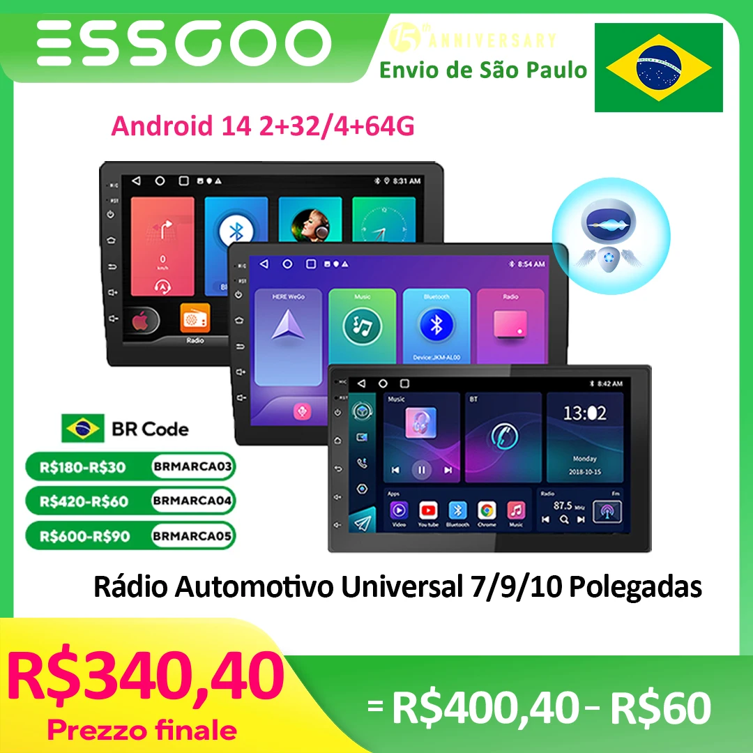 ​Essgoo Car Radio 2…