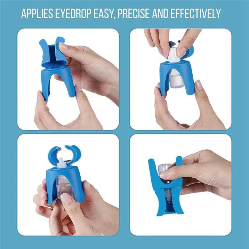 BAAO-Eye Drop Holder Helper Oogzalven Drop Holder Apparaat Eye Drop Guide Aid Help Applicator Oogverzorgingstool