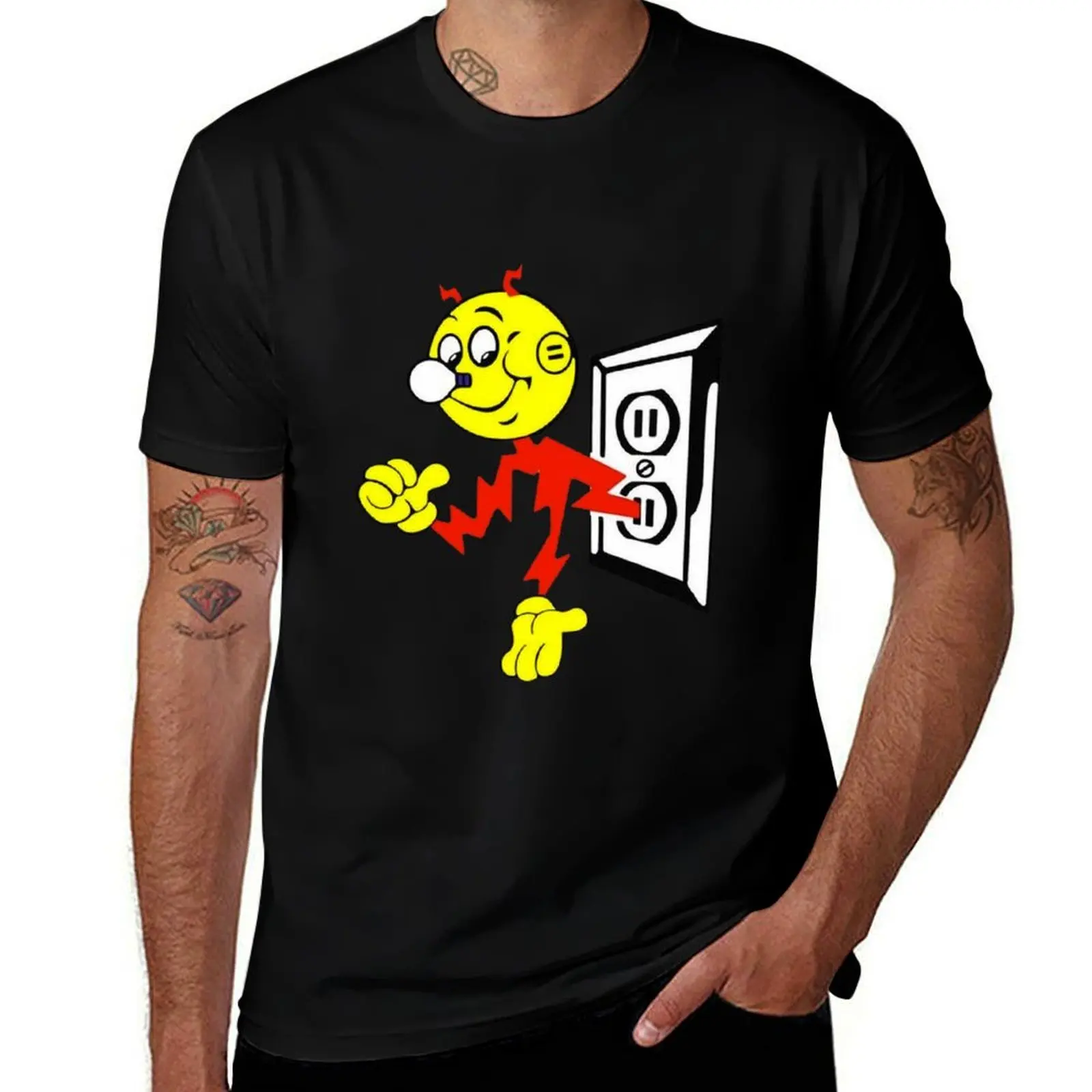 

Reddy Kilowatt T-Shirt man t shirts graphic man t shirts high quality luxury brand T-Shirt