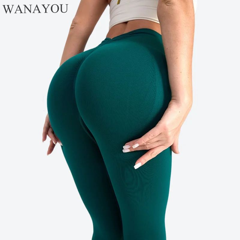 

WANAYOU Women Sports Leggings Push Up High Waist Sports Tight Yoga Pants,Fitness Bodybuilding Pants Yoga Pants Work Out Leggings