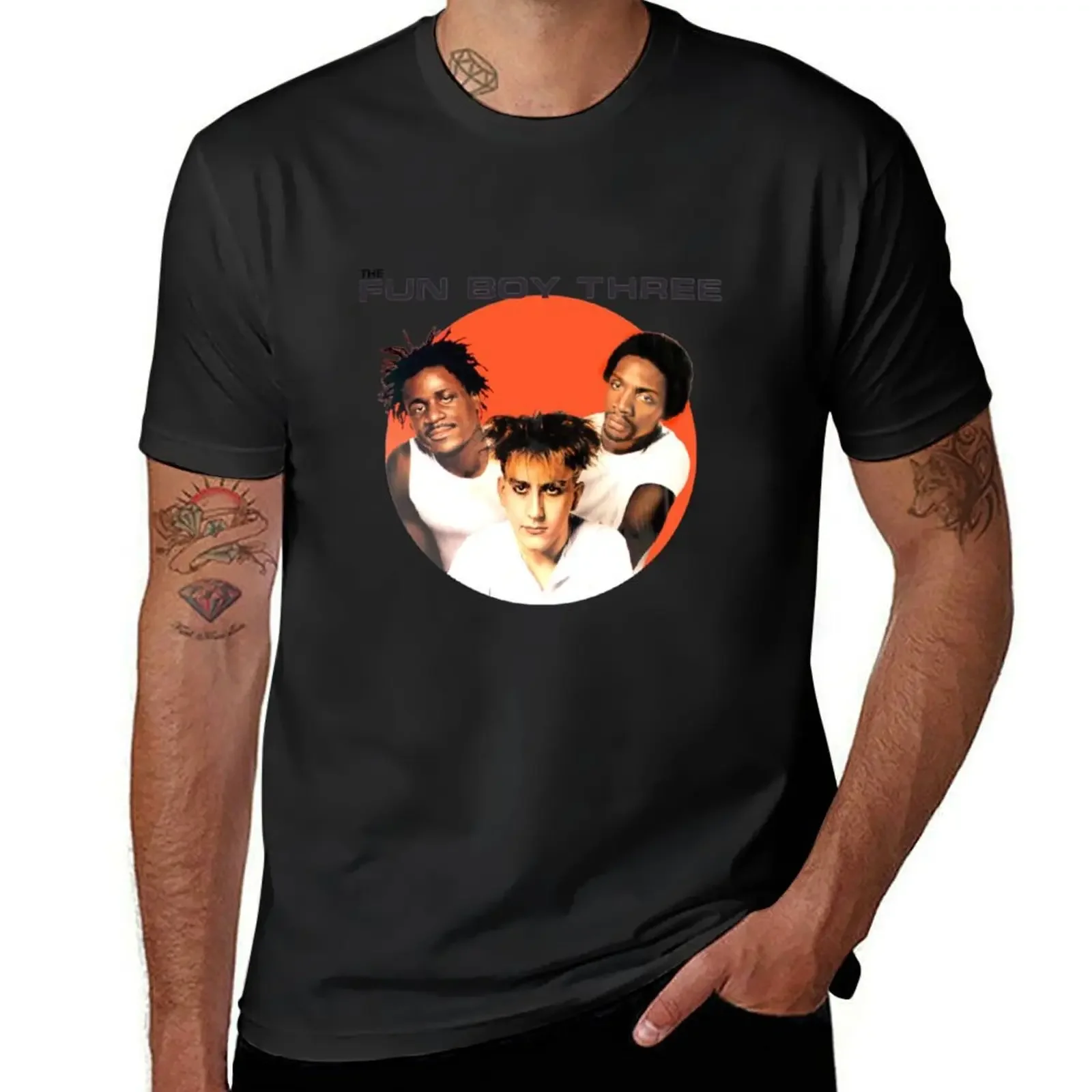 

Fun Boy Three T-Shirt basketball graphic tees anime stuff for a boy plain compression shirt men