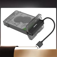 Maiwo K104 HDD SSD Enclosure USB 3.0 To SATA 3.0 HDD Hard Drive Enclosure SSD Tool Enclosure Support 2.5 Inch (Black)-N35R